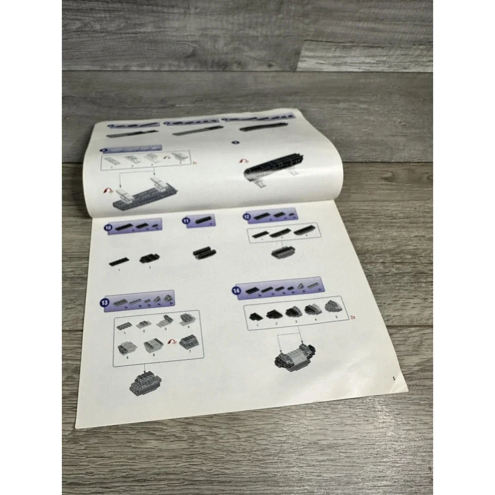 Vintage 2003 Mega Bloks‎ Probuilder Harley V-Rod 9773 Instruction Manual Toy